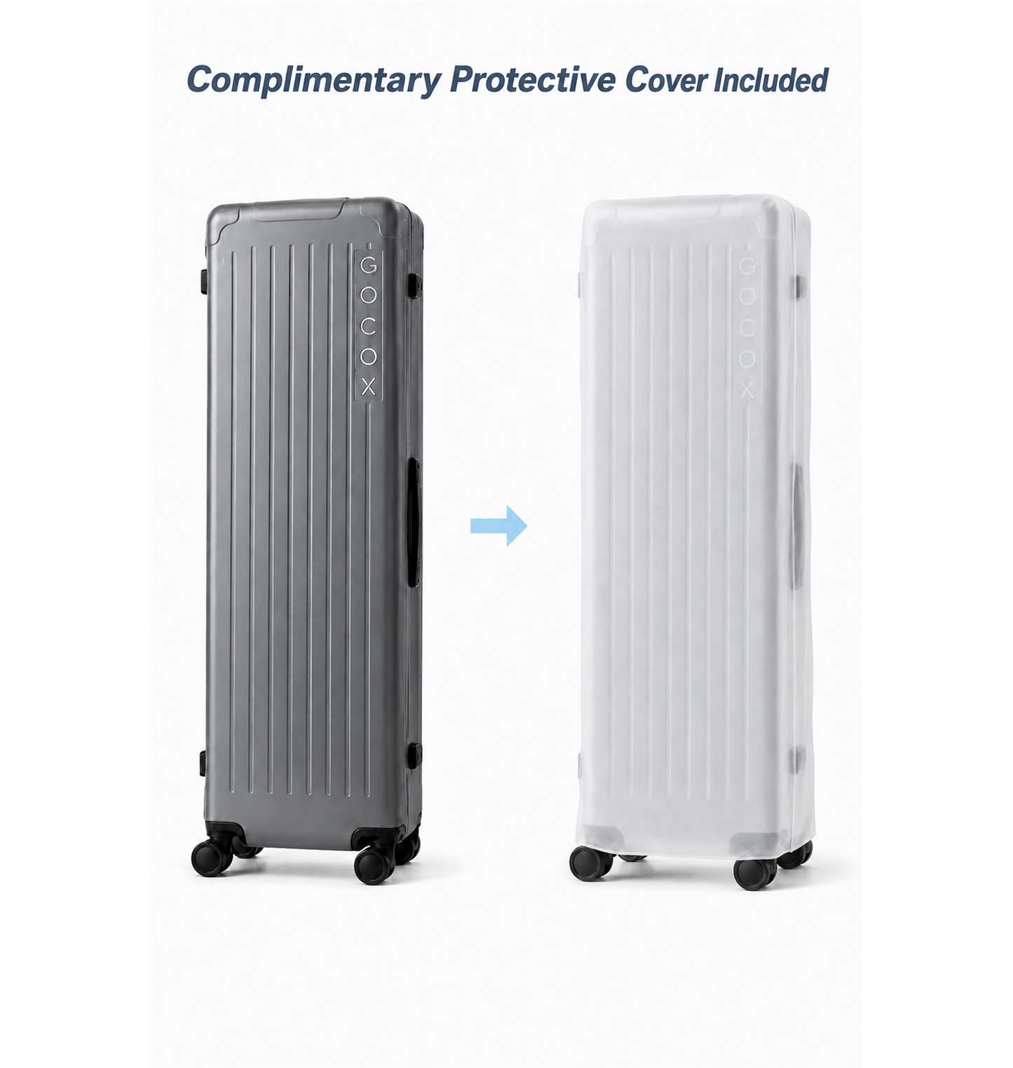 Hard Golf Travel Case 4 Wheels Grey(Pre-Order)