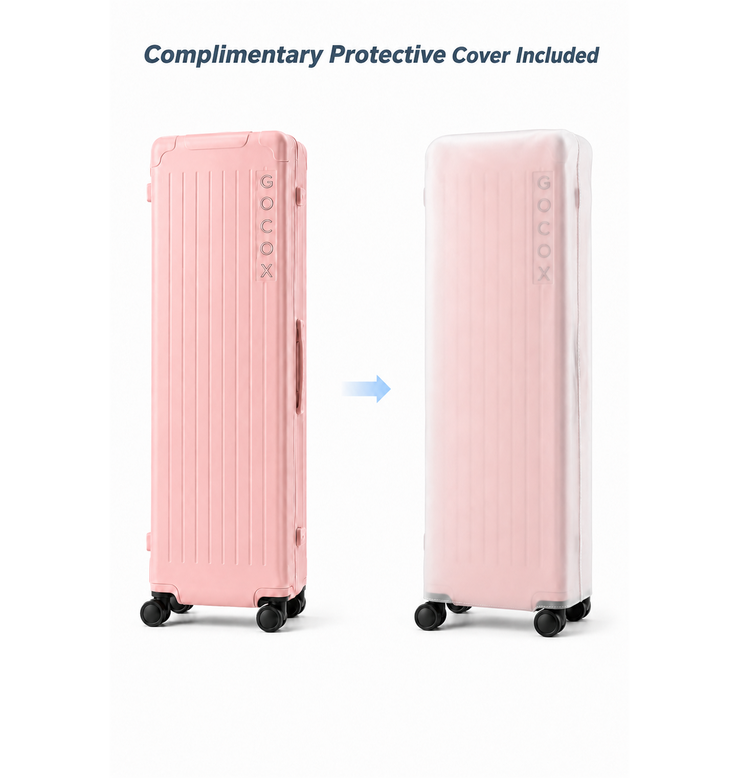 Hard Golf Travel Case 4 Wheels  Pink